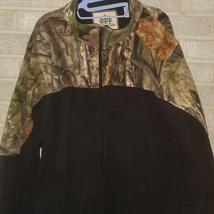 Tallwoods Zip-Up Sweater/Jacket Camouflage and Black XXL/2XL